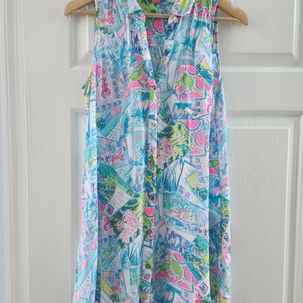 Lilly Pulitzer Sleeveless Natalie Cover Up Dress